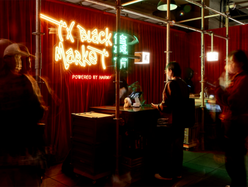 話梅限时特卖店「簋市 The Black Market」,以微恐密室思路进行场景创新